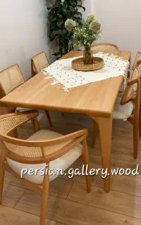 میز ناهارخوری آلاله از کارخانه تجهیز کافه رستوران