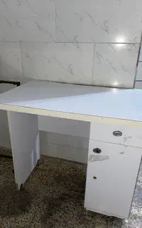 میز  تحریر سفید ام دی اف