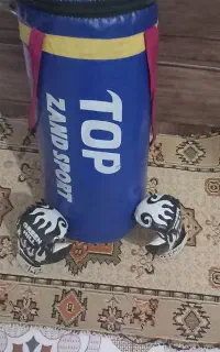 کیسه بوکس بچگانه همراه دستکش
