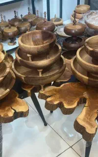 تولید و پخش ظروف پذیرای چوب گردو