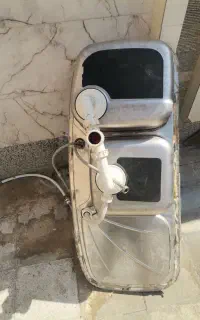 سینگ ظرفشویی نونومارک اخوان. همراه باشیرآلات