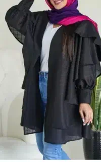 مانتو حریر عروسکی