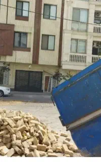 آجر دسته۲،حمل نخاله. شبانه روزی