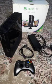 کنسول ایکس باکس ۳۶۰ سوپر اسلیم تک دسته کاملاً سالم
