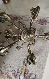 لوستر برنجی