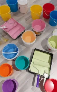 نقاشی ساختمان وکناف و درب و پنجره