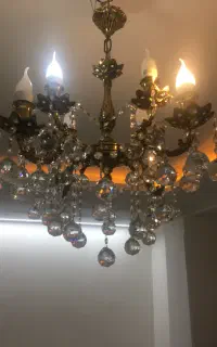 ۳ تا لوستر برنز اصل 4شاخه(۸ شعله)