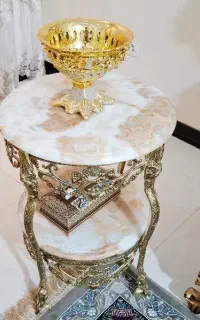 میز تلفن (میز خاطره) برنز مدل ورساچه