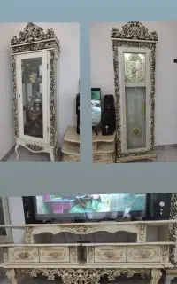 ست ساعت و بوفه و میز تی وی
