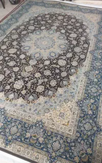 فرش کاملا نو صنعت ابریشم بافت کاشان