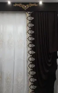 پرده مخمل وکتیبه