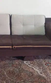 مبل هفت نفره قهوه ای