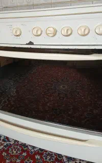 گاز فر دار تمیز