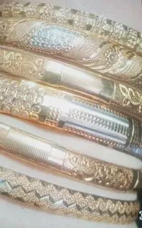 مقداری طلای شکسته وسالم فقط النگو