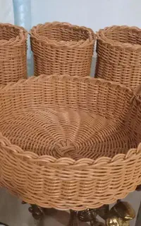 سبدهای دست بافت