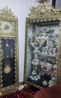 ست بوفه و ساعت برنز