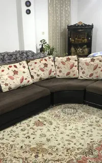 مبل ال هشت نفره چرم