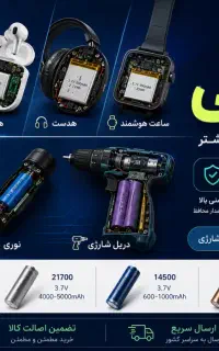 انواع باتری لیتیومی