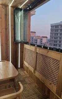 نمایندگی شیشه تاشو ریلی بالکنی کانات/بدون بیعانه