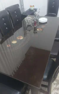 میز ناهار خوری و مبل ۹ نفره به همراه جلو مبلی