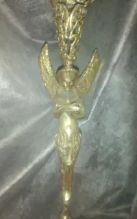 سطل آشغال و جا دستمال کاغذی برنز