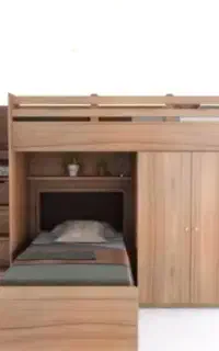 تختخواب دو طبقه مقاوم  مدل رایان