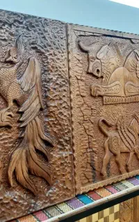 دست ساز شونه تخته نرد شطرنجی آباده شیراز