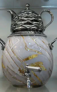 کتری و قوری استیل برادران گلستان با کیفیت عالی