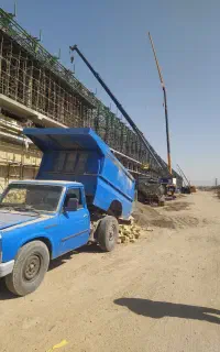 ماسه آجرشن خاک‌‌نخاله‌نیسان کمپرسی بنزتک