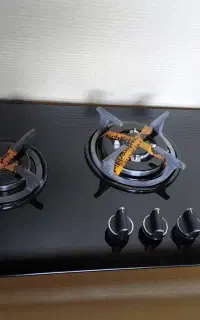 اجاق گاز صفحه شیشه ای و استیل آذین Dfccمدل 789