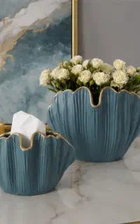 گلدان وجا دستمالی