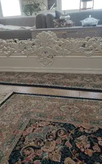 کتیبه پرده رنگ سفید