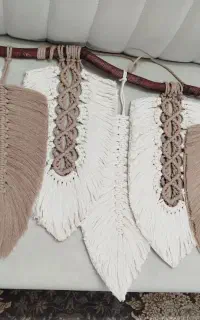 دیوارکوب مکرومه
