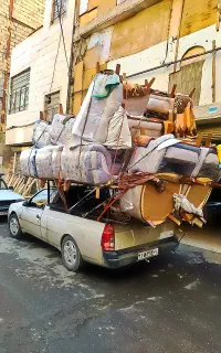 حمل مبل،اثاثیه باربری،باکارگر (وانت بارمبلی تلفنی