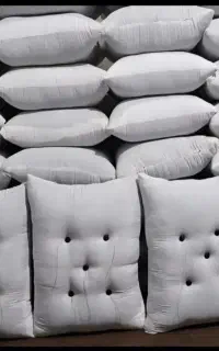 پشتی پنبه سفید