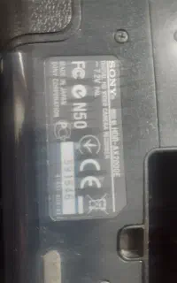 ذوربین سونی اصل ژاپن ax2000 سالم و کم کارکرد