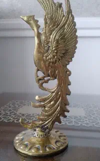 مجسمه سیمرغ برنز