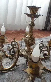 لوستر. لوستر .لوستر برنز۶شاخه