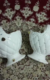 گلدان های سرامیکی و مجسمه طرح اسب