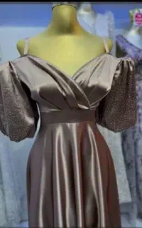 لباس مجلسی ساتن سایز ۳۸