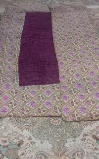 دوعدد لحاف دونفره نو وسطش مخمله مکه استفاده شده