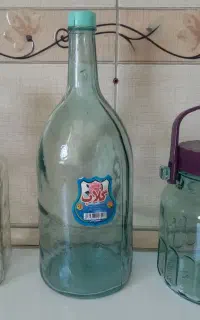 حراج 2عددبطری شیشه ای