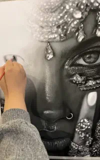 سفارش چهره سیاه قلم پذیرفته می‌شود