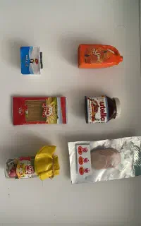 پک ۶ عددی رویخچالی طرح مواد غذایی