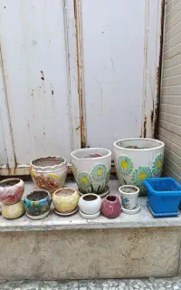 گلدان سفالی