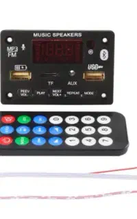 پخش  MP3 PLAYER پنلی بلوتوثی با آمپلی فایر 2X40W