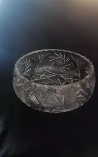 ظرف میوه یا اجیل خوری کریستال خورشیدی