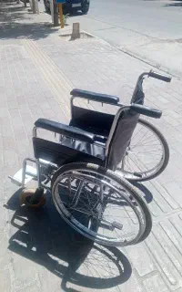 ویلچر  استیل  در حد نو