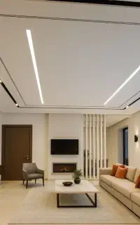 طراحی و اجرای سقف‌ و دیوار کاذب (کناف، تایل، PVC)