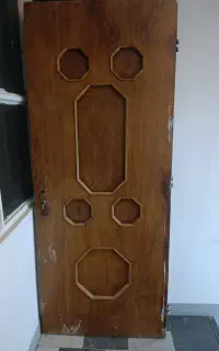 درب چوبی